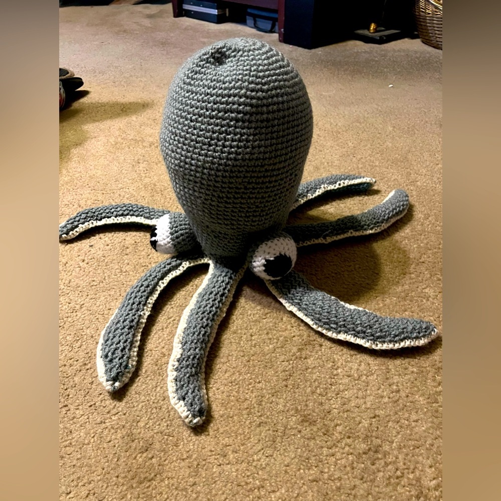 Crochet octopus handmade